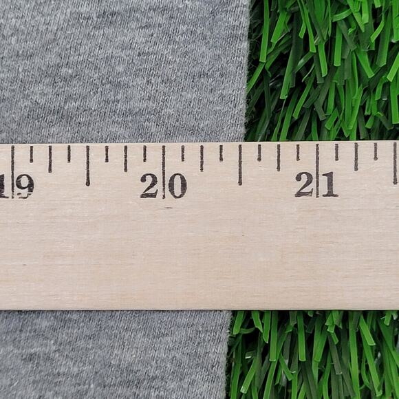 NIKE Shirt Medium 20x27 Heathered-Gray Neon Spellout - Picture 4 of 12